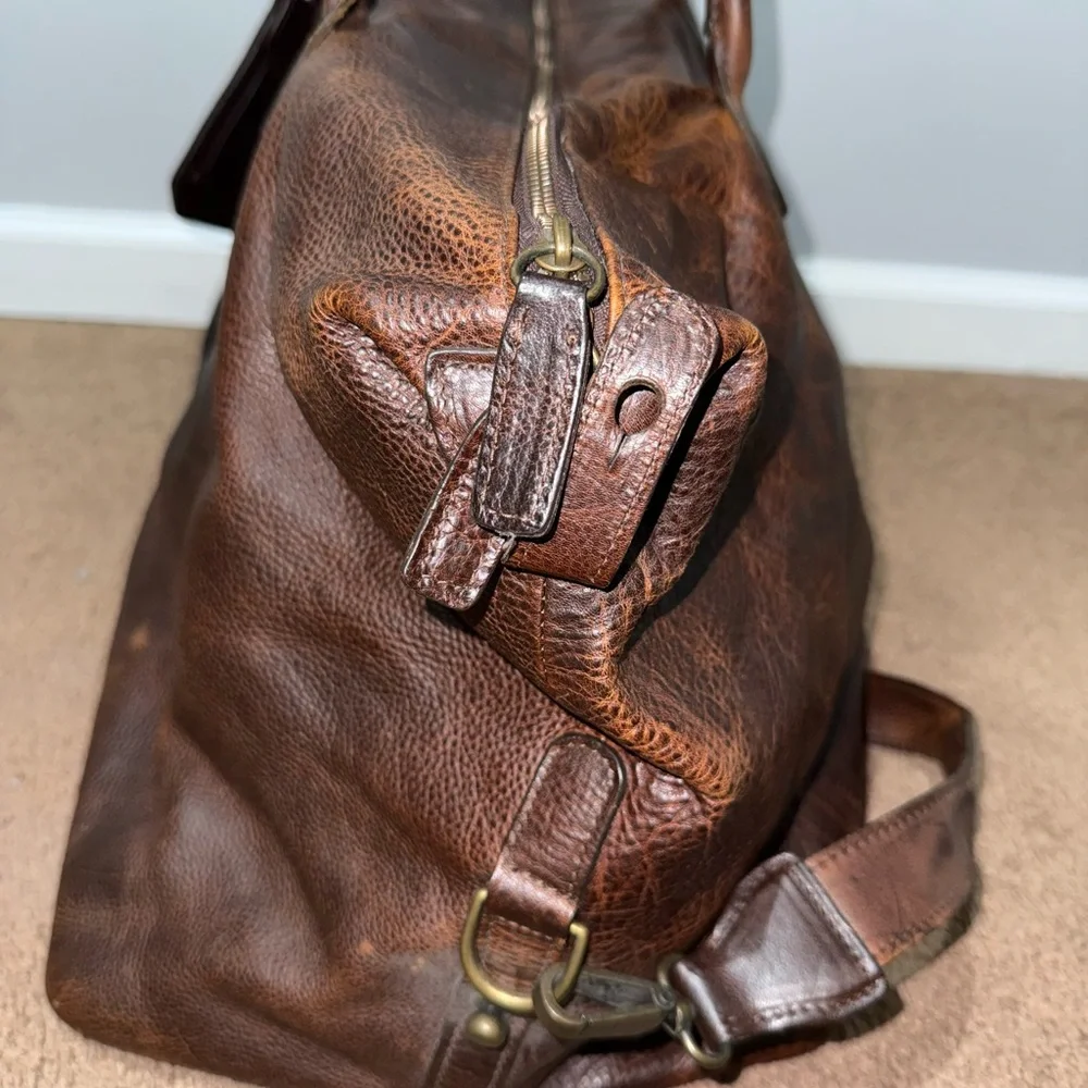 MOORE & GILES BENEDICT WEEKEND BAG IN‎ AMERICAN BISON 23x11x11”